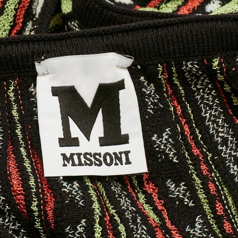 M Missoni Multicolor Striped Knit Sleeveless Mini Dress M - Picture 4 of 6
